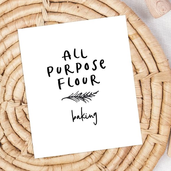 36 Labels • Poppit Minimalist Pantry for Kitchen Storage • Organization Labels - Picture 1 of 17